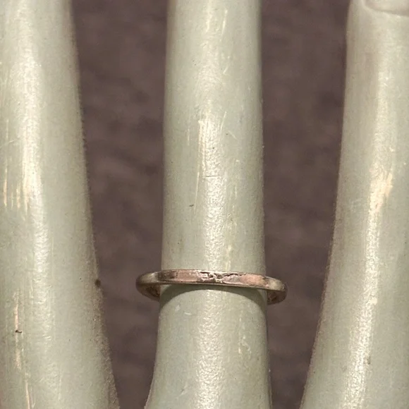 Women’s Silver w Turquoise Marquise Set Ring w Round Silver Accents, Sz 6.5 - Picture 3 of 7